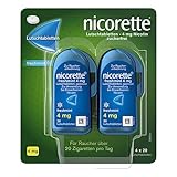 NICORETTE Lutschtabletten mit 4 mg Nikotin – freshmint Geschmack – diskret mit dem...