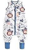 Chilsuessy Baby Schlafsack mit Beinen 2.5 Tog Winter Schlafsack Unisex Ganzjahres...