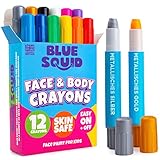 Kinderschminke Face Paint Kreiden Set, von Blue Squid, 12 Farben kein...