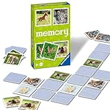 Ravensburger 22458 - Tierbaby memory®, der Spieleklassiker für Tierfans, Merkspiel für...