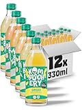 KOMBUCHERY® Mix mit 6 Sorten Raw Kombucha BIO | 12 x 330ml Glasflaschen |...