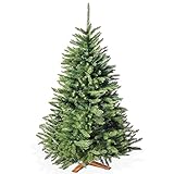 Künstlicher Weihnachtsbaum 180cm, in Premium Qualität mit Holzständer –...