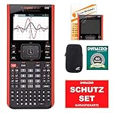 TI-Nspire CX II-T - CAS Grafikrechner SET Schulrechner Schule Uni + CalcCase Schutztasche...