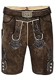 Edelnice Trachtenmode Bayerische Traditionelle Kurze Lederhose Fabian mit...