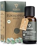 Heldengrün® BIO Eukalyptusöl [100% NATURREIN] - Echter -Eukalyptus - Extra Frisch -...