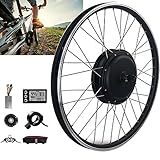 ROGHA Elektrisches Fahrrad Motor Kit 48V 1000W Vorderrad E-Bike Conversion Kit E-Bike...