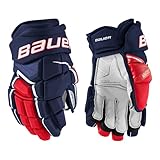 Bauer S21 Supreme ULTRASONIC Senior NAVY/RED/WHITE14 Eishockey Handschuh