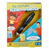 Mattel Games GYH79 - Pictionary Air klein gegen GROSS Zeichenspiel für die...