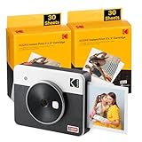 Kodak Mini Shot 3 Retro 4Pass 2-in-1-Sofortbildkamera und Fotodrucker, tragbar...