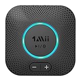 1Mii B06S Bluetooth Audio Adapter mit Lautstärkeregelung, HiFi Bluetooth 5.2...