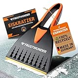 FROSTWUNDER - Eiskratzer Messingklinge [Made in Germany] - 100% recycelter Eiskratzer Auto...