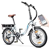 BLUEWHEEL 20' E-Bike klappbar - Deutsche Qualitätsmarke - Shimano 7 Gang-Schaltung -...