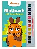 Trötsch Die Maus Malbuch mit Tuschkasten und Pinsel: Beschäftgungsbuch...