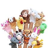 Finger-Puppen Set Fur Kinder Familie Fingerpuppen Set Finger Plüschtier Fingerpuppen...