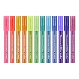 JTQYFI 12er Pack Textmarker In Fluoreszierender Farbe Glitzer Marker Für Kinder Und...