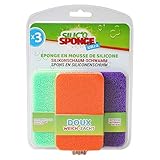 Silikon Schwamm 3er Set | Spülschwamm waschbar 3 Farben | Kitchen Sponge Silikon 3 St. |...