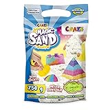 CRAZE MAGIC SAND GRÜN Refill-Pack Kinetischer Sand 750g Nachfüllpack bunter...