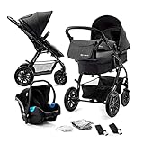 Kinderkraft Kinderwagen 3 in 1 MOOV Kinderwagenset Sportwagen Buggy Babyschale Große...