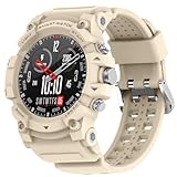 GPS Smartwatch Herren Sportuhr Fitnessuhr Militär Uhr Outdoor Gesundheitsuhr Blutdruck...