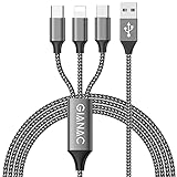 GIANAC Multi USB Kabel, Universal Ladekabel [1.2M] Schnell 3 in 1 Mehrfach iP Micro USB...