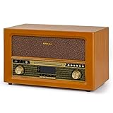 Auna Radio für Zuhause, 10W DAB Radio mit CD Player, DAB Plus Radio mit...