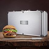 Smyla Grillkoffer Personalisiert mit Gravur I ‎Grillmeister Name I...