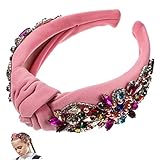 FRCOLOR Diamant Perle Stirnband Haarband Strass Haarreifen Spa Stirnbänder Mädchen...