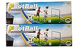 Provance 2er Set Kinder Fußballtore mit Fußball,Tore und Pumpe Fussball Interaktiv...