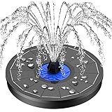 SZMP 2023 NEU Solar Springbrunnen für aussen 100% Glas,3.5W Solar Teichpumpe...