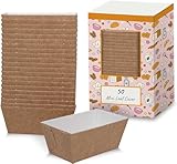 volila Mini Kastenform Kuchen – 8cm x 4cm x 4cm (50er-Pack) Einweg Kastenform...