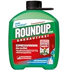 Roundup Unkrautfrei Express, 5 Liter Kanister, Fertigmischung zur Bekämpfung von...