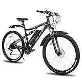 HILAND 29 Zoll Elektrofahrrad, Damen Herren E-Mountainbike,Vollfederung E-Bike...