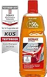 SONAX GlanzShampoo Konzentrat (1 Liter) durchdringt und löst Schmutz gründlich, ohne...