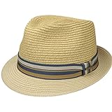 Stetson Licano Toyo Trilby Strohhut Herren - Aus 100% Toyo-Stroh - Hut mit UV-Schutzfaktor...