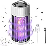 Antrimmilly Moskitolampe, Elektrischer USB-Insektenvernichter 360 ° UV-Fliegenvernichter,...