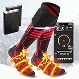 Beheizte Socken,Wiederaufladbare Beheizbare Socken mit Akku Damen Herren Elektrische...