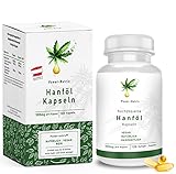 Hanföl Softgel Kapseln – hochdosiert | Premium Cannabis Sativa - 1000mg Tagesempfehlung...