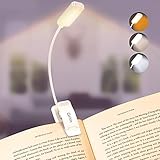 Gritin Leselampe Buch Klemme, Buchlampe mit 9 LEDs, 3 Farbtemperatur Modi,...