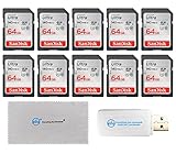 SanDisk SDSDUNB-064G-GN6IN) Speicherkarten, SD-Ultra, UHS-I, Klasse 10...