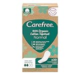 Carefree Slipeinlage 100% Organic Cotton Topsheet Normal (30 Stück), aus 100%...