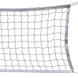 SIVENKE Volleyball Netz faltbar Standard 9.5m x 1m Volleyball Ersatznetz Garten/Strand...