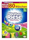 Weißer Riese Color Pulver, Colorwaschmittel, 80 Waschladungen, extra stark gegen Flecken...