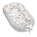 Warmes Nestchen Baby 90x50 cm - Kuschelnest Neugeborene Nestchen Winter/Herbst...