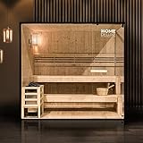 Home Deluxe - Traditionelle Sauna - Shadow XL - 200 x 150 x 190 cm - für 5 Personen -...