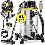 Monzana® Nass Trockensauger 5in1 Industriestaubsauger 30L Edelstahl 2000W...