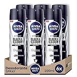 Nivea Men Nivea Men Spray Invisible For Black & White Men Original – 200 ml...