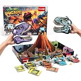 Microworld 3D Brettspiel, Vulkan Flucht Spiel ab 6 Jahren, Familienspiele Partyspiel für...