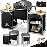 KESSER® Campingküche | Ink. Tragetasche | Campingschrank | mit...