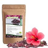 Mynatura Bio Hibiskusblüten 500g I Ganze Blüten I Hibiskus I Hibiskus-Tee I Ägypten I...