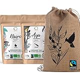 ORIGEENS FAIRTRADE BIO KAFFEE BOHNEN 2x250g | Kaffee Probierset, Arabica Kaffee...